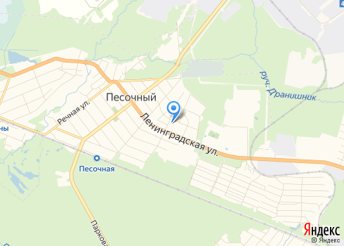 Поликлиника №70 поселка Песочный, стоматологическое отделение - на карте