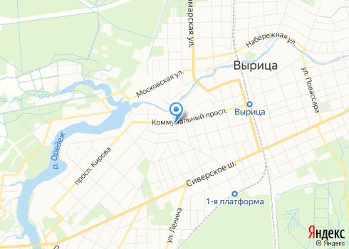 Вырицкий медицинский центр, стоматологическое отделение - на карте