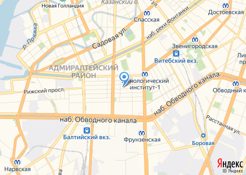 Стоматологическая поликлиника №16 Адмиралтейского района - на карте