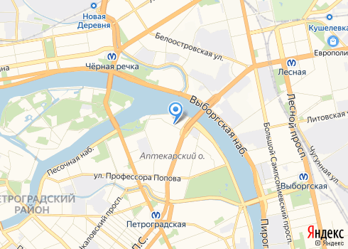 Клиника МЕДСИ на Петроградской стороне - на карте