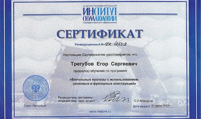 Трегубов Егор Сергеевич